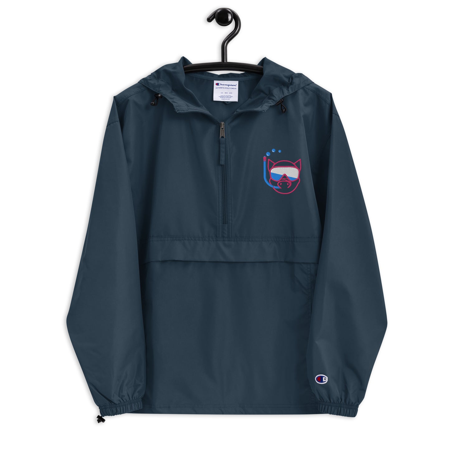 Embroidered Champion Packable Jacket