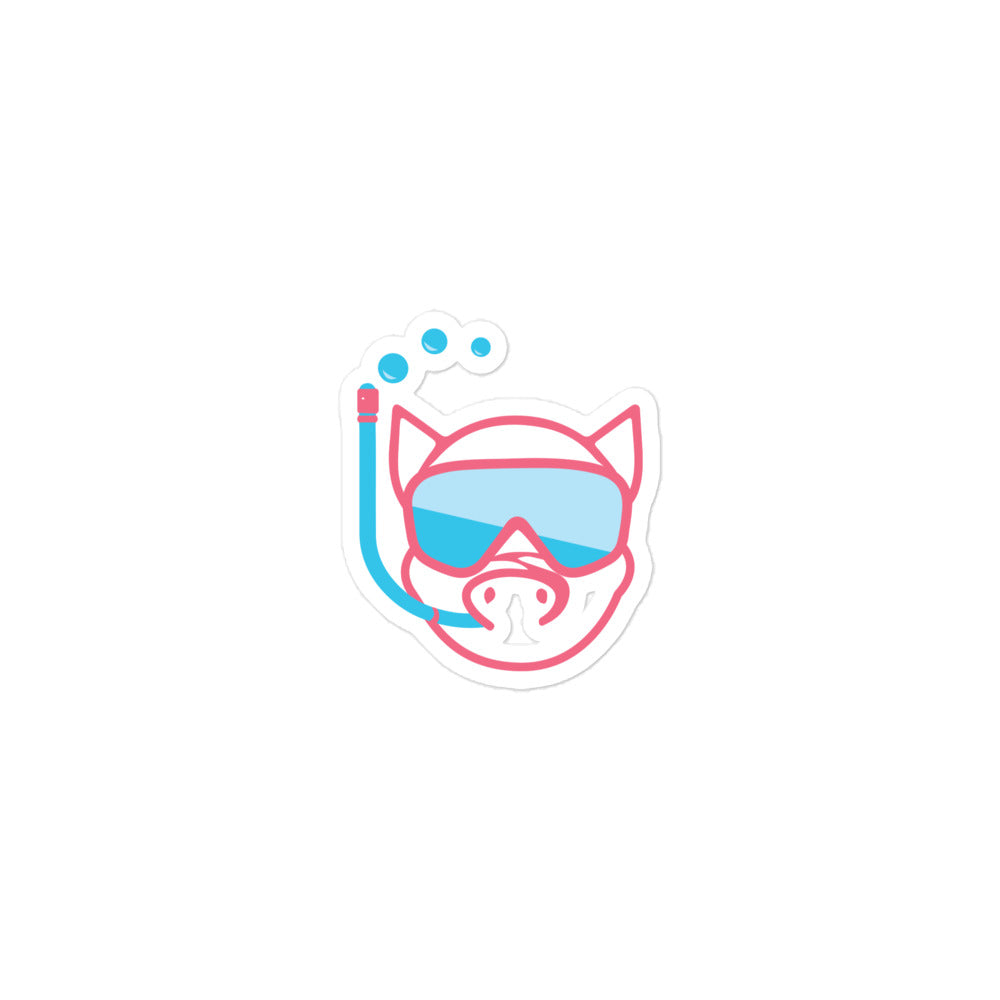 Snorkle Pig stickers