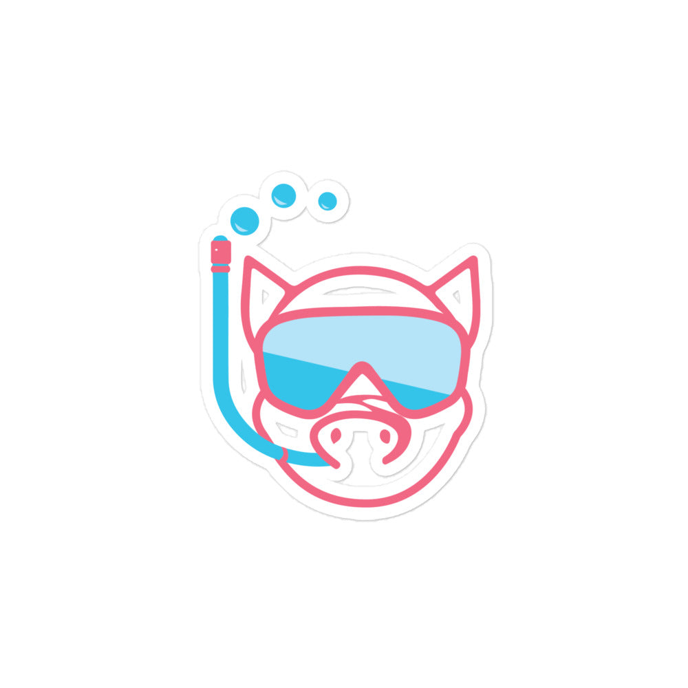 Snorkle Pig stickers