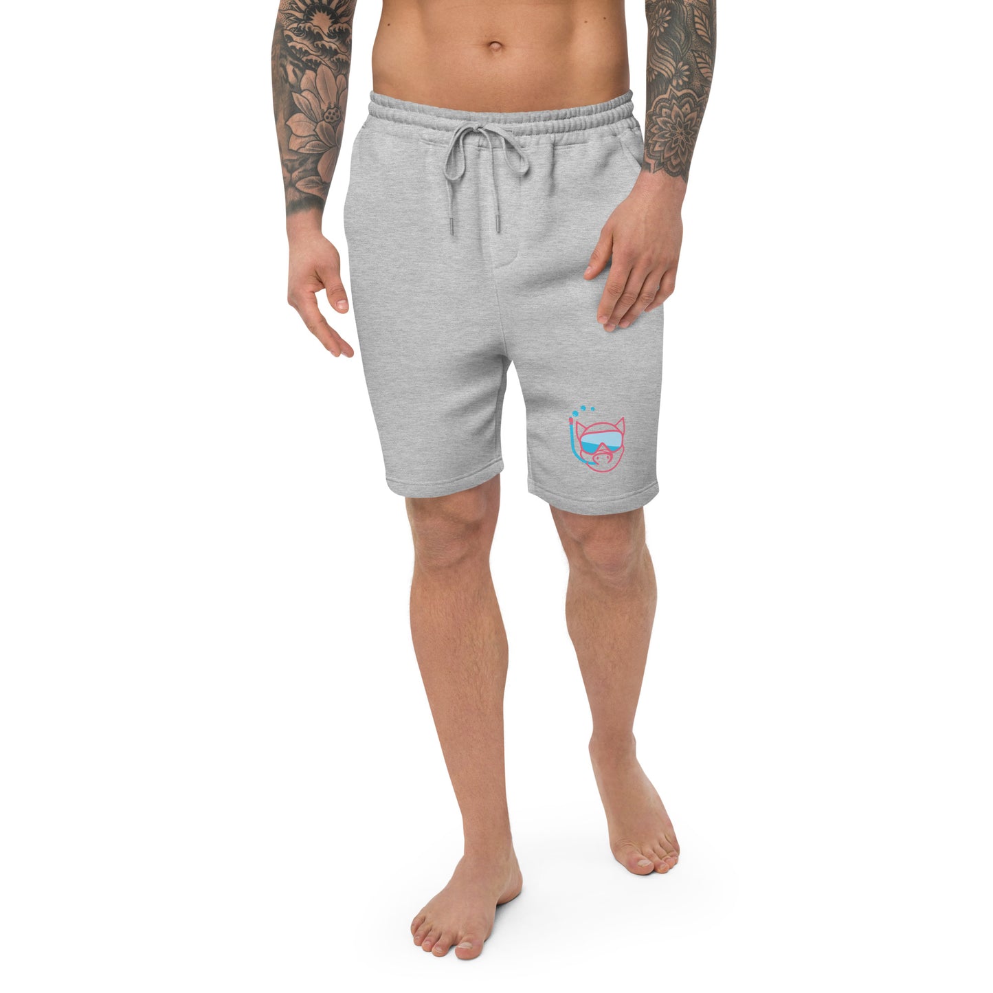Snorkel Pig Men's fleece shorts