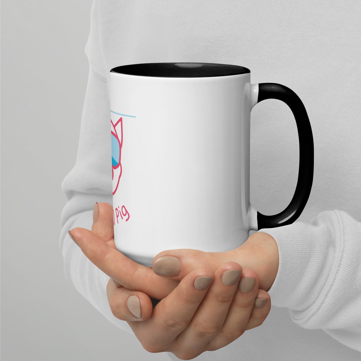 Snorkel Pig Mug for Coffee