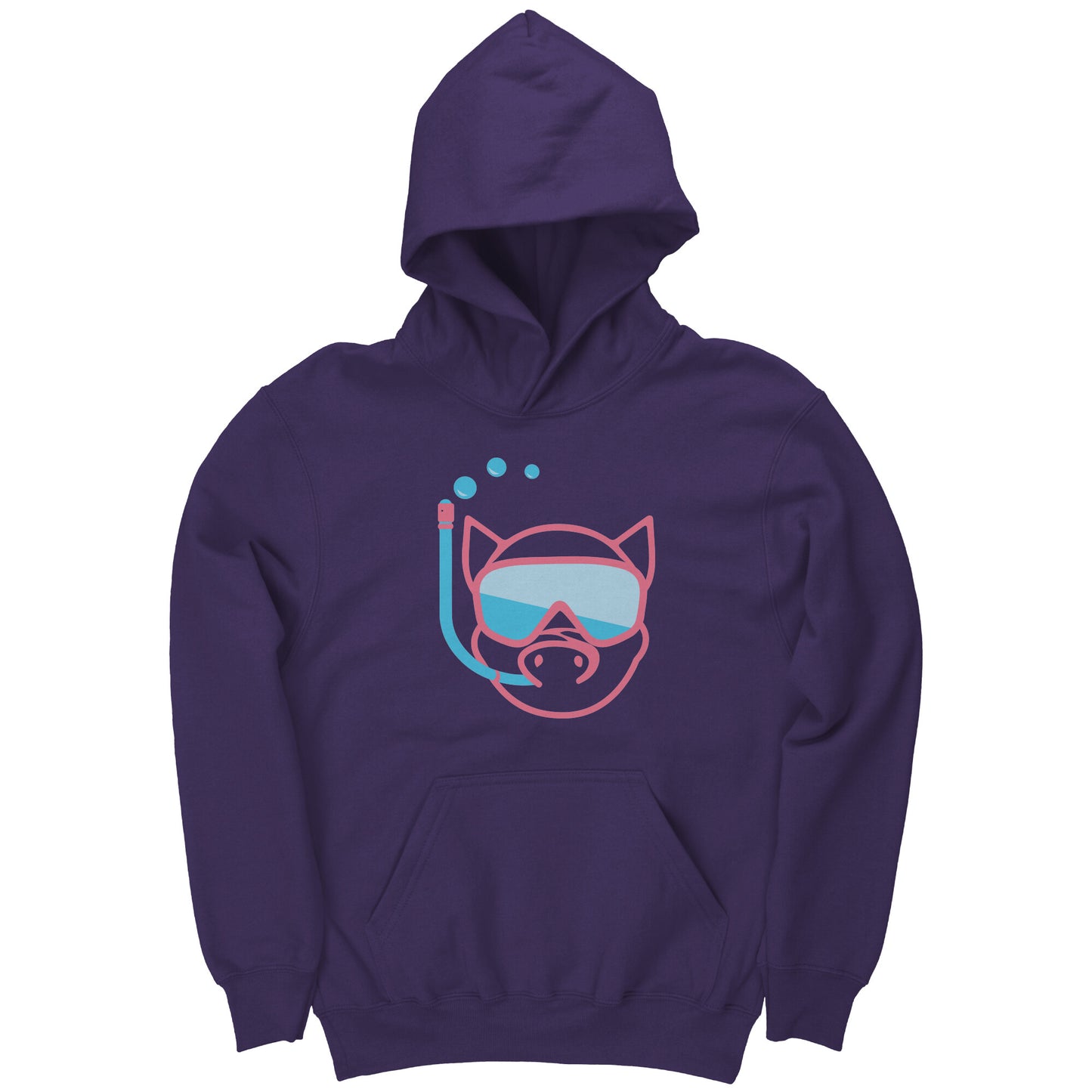 Snorkel Pig Youth Hoodie