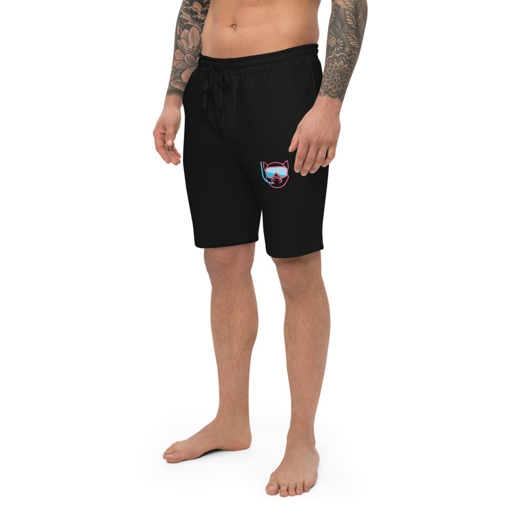 Snorkel Pig Men's fleece shorts